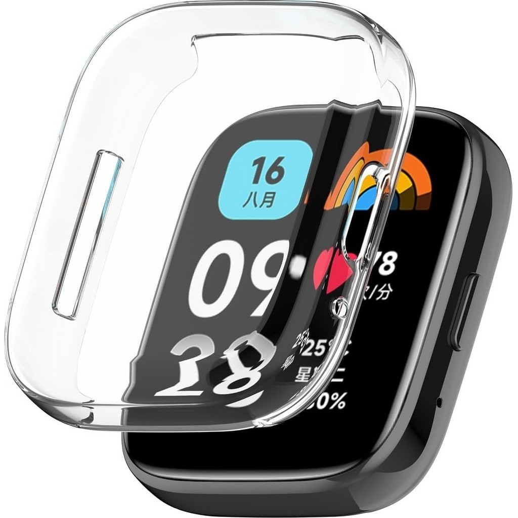 Nanospace Xiaomi Redmi Watch 3 Active Ile Uyumlu Tam Koruma Silikon Kılıf Renkli Kasa - Şeffaf Diğer Fiyatı