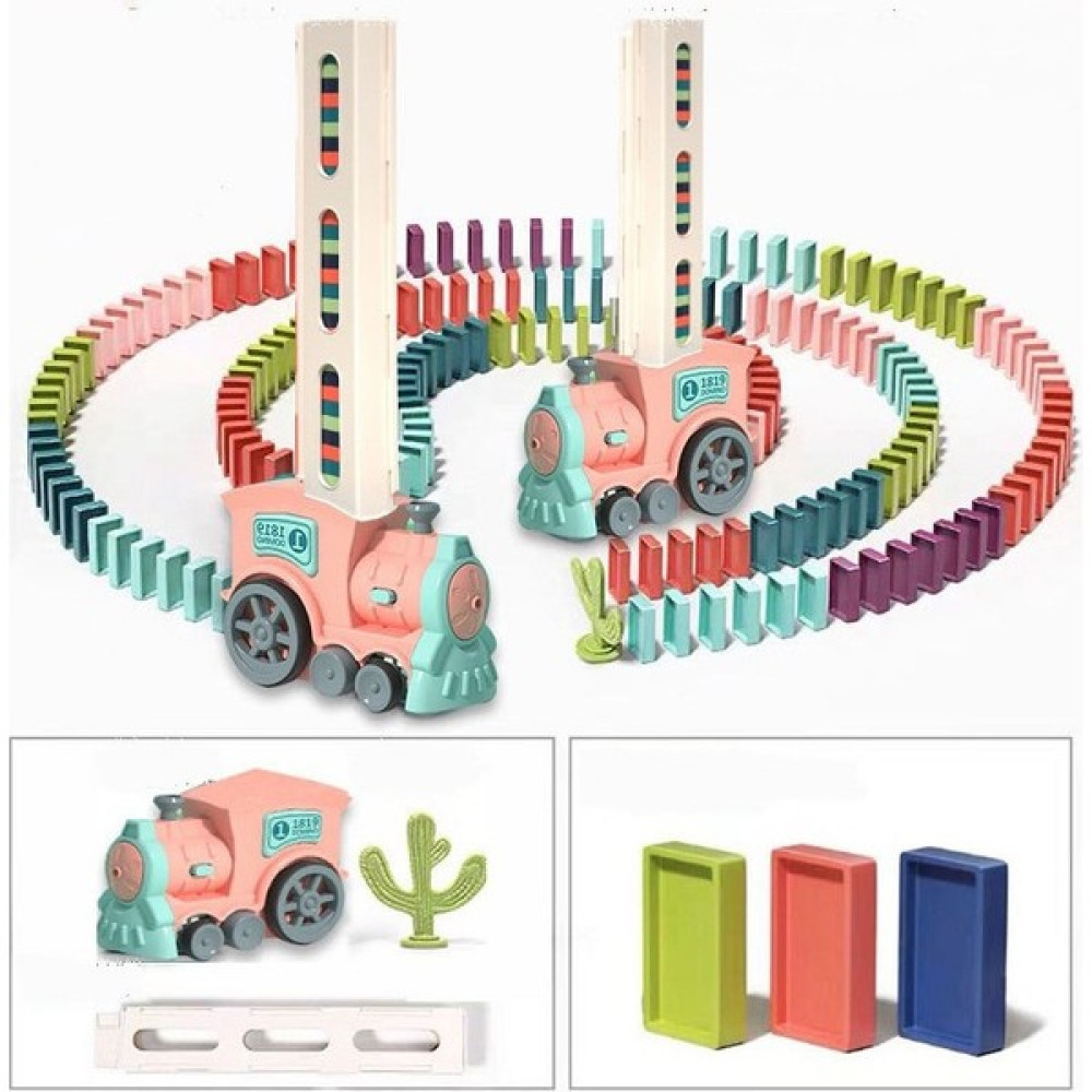 Nantuan Çocuklar Için Erken Eğitim Elektrikli Domino Oyuncak Küçük Tren-Müzik ve Işıklarla (Yurt Dışından) - Renkli Oyuncak Araç Fiyatı