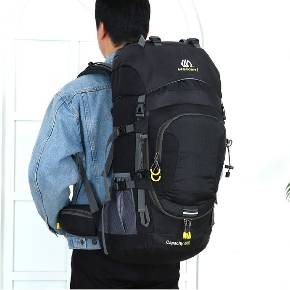 Nantuan-HB Doğa Sporları Çantası 65L Yürüyüş Çantası Erkek Seyahat Sırt Çantası Yağmurluklu Yürüyüş Kamp Çantası (Yurt Dışından) Sırt Çantası (Outdoor) Fiyatı