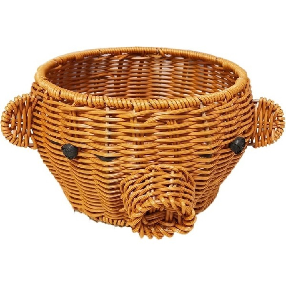 Nantuan-HB Plastik Rattan Benzeri Dokuma Sepet Saklama Sepeti (Yurt Dışından) - Açık Sarı Fren Grubu Fiyatı
