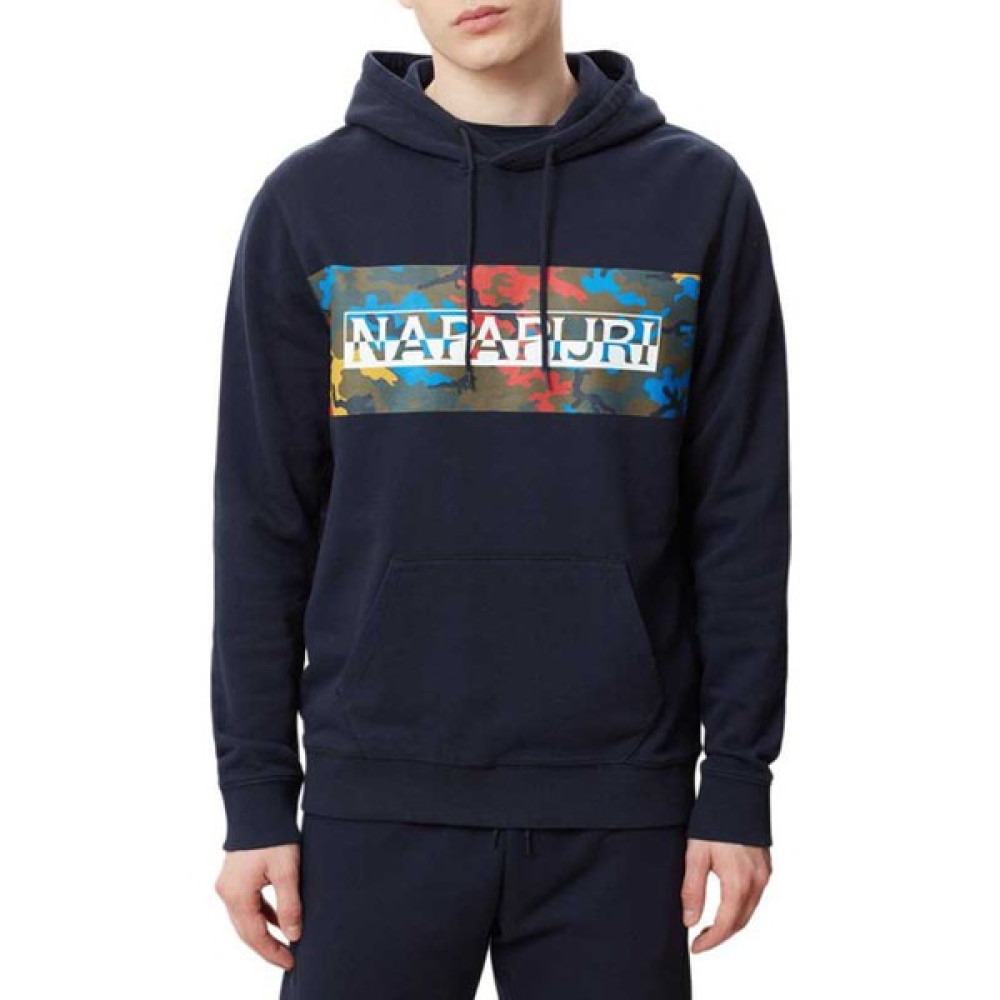 Napapijri Erkek Kapüşonlu Sweatshirt Balkah. U005721 - XL - Lacivert Oto Boyaları Fiyatı