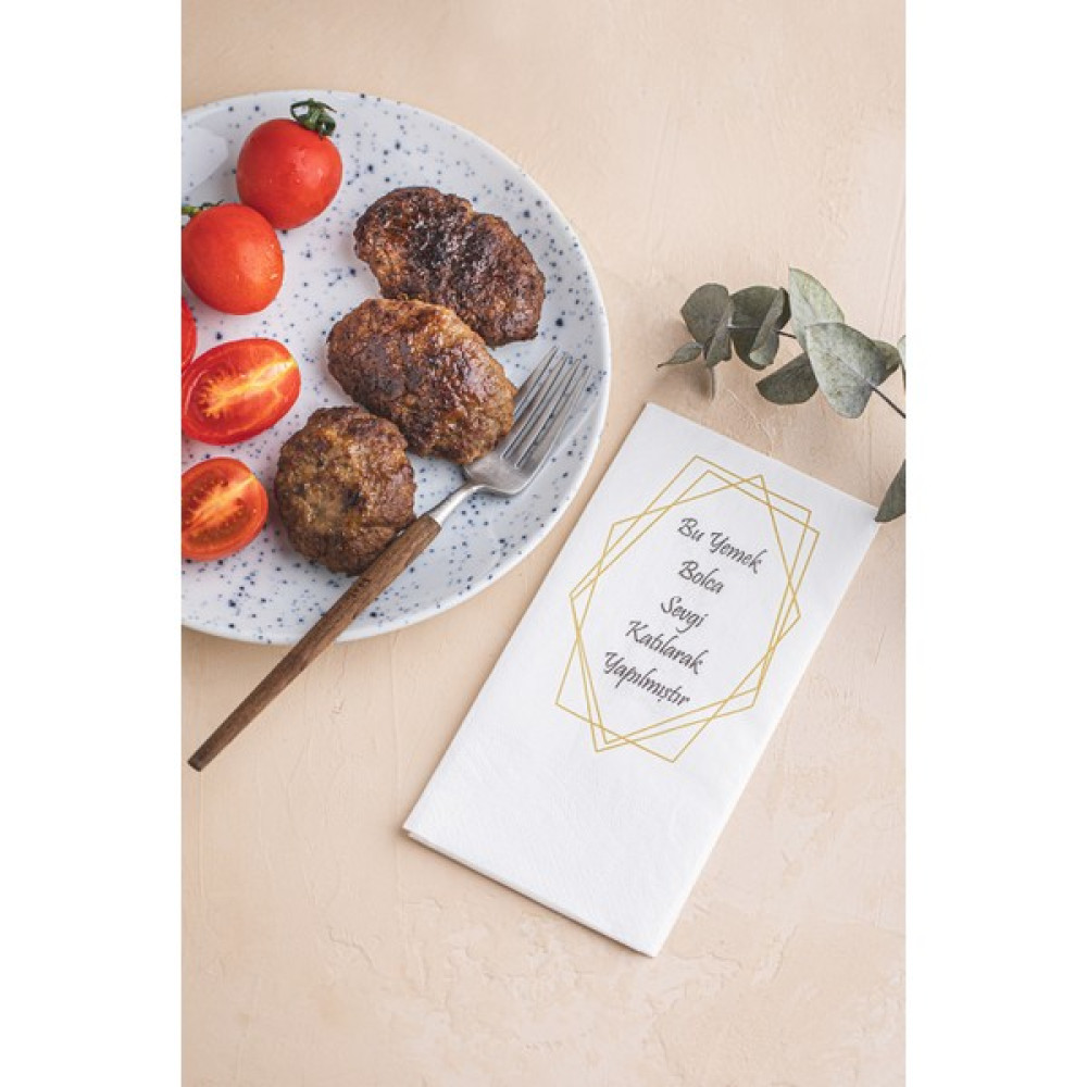 Napkin Store Peçete ( Bolca Sevgi ) Mottolu 24'lü Paket Peçete Fiyatı