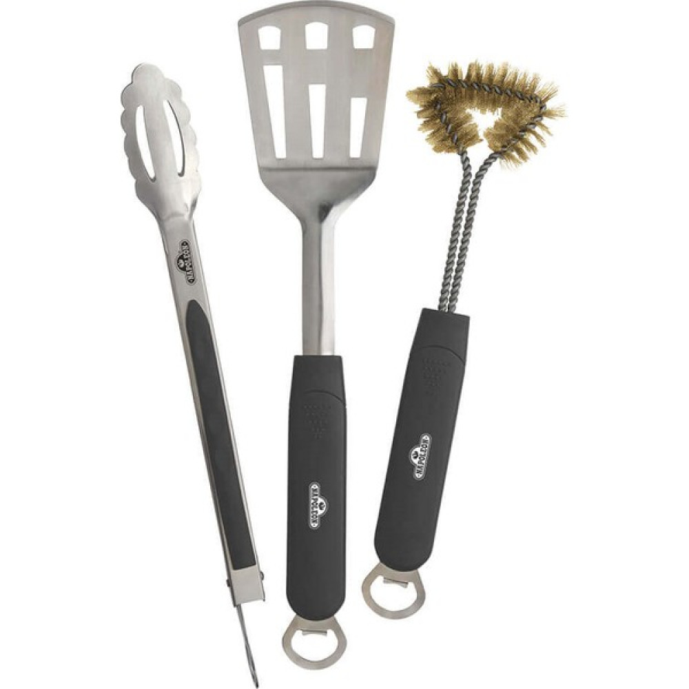 Napoleon Üçlü Set - Spatula, Maşa, Temizleme Fırçası Paslanmaz Çelik Mangal & Barbekü Malzemeleri Fiyatı