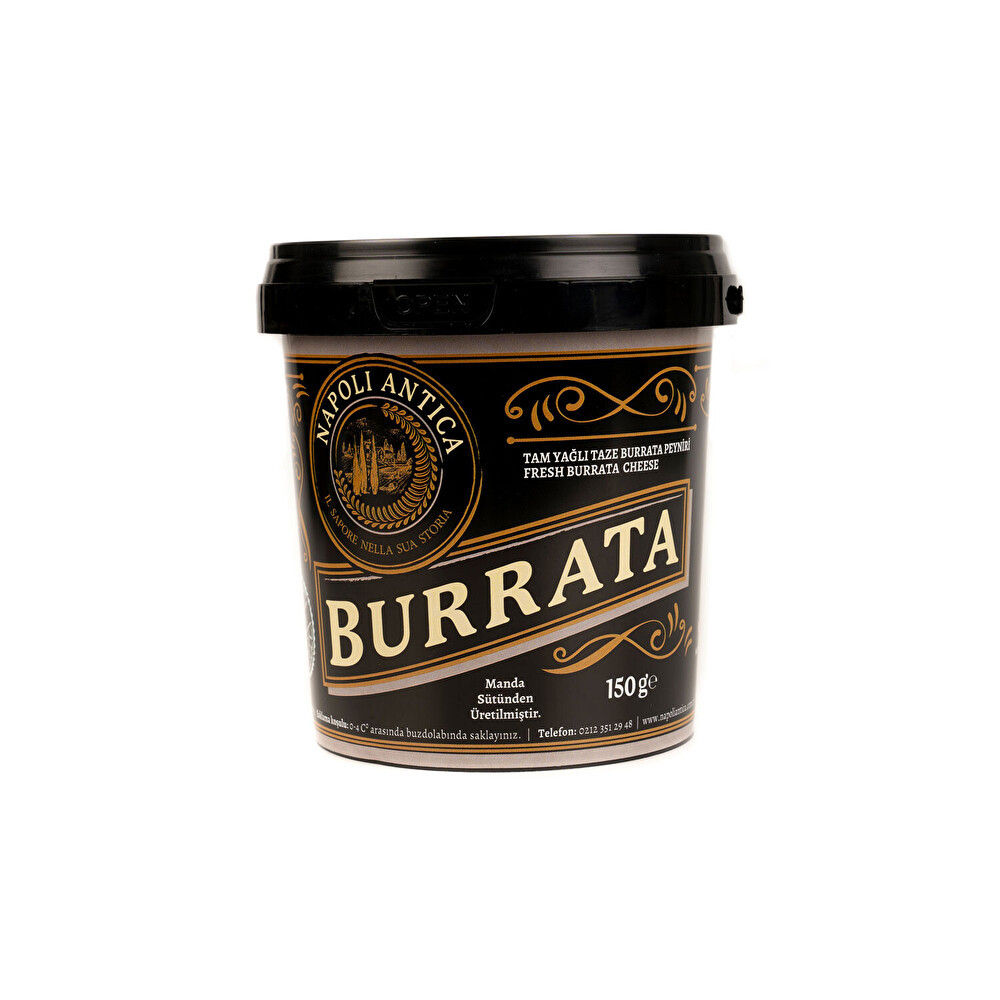 Napoli Antica Tam Yağlı Burrata Manda Peyniri 150 g Peynir Fiyatı