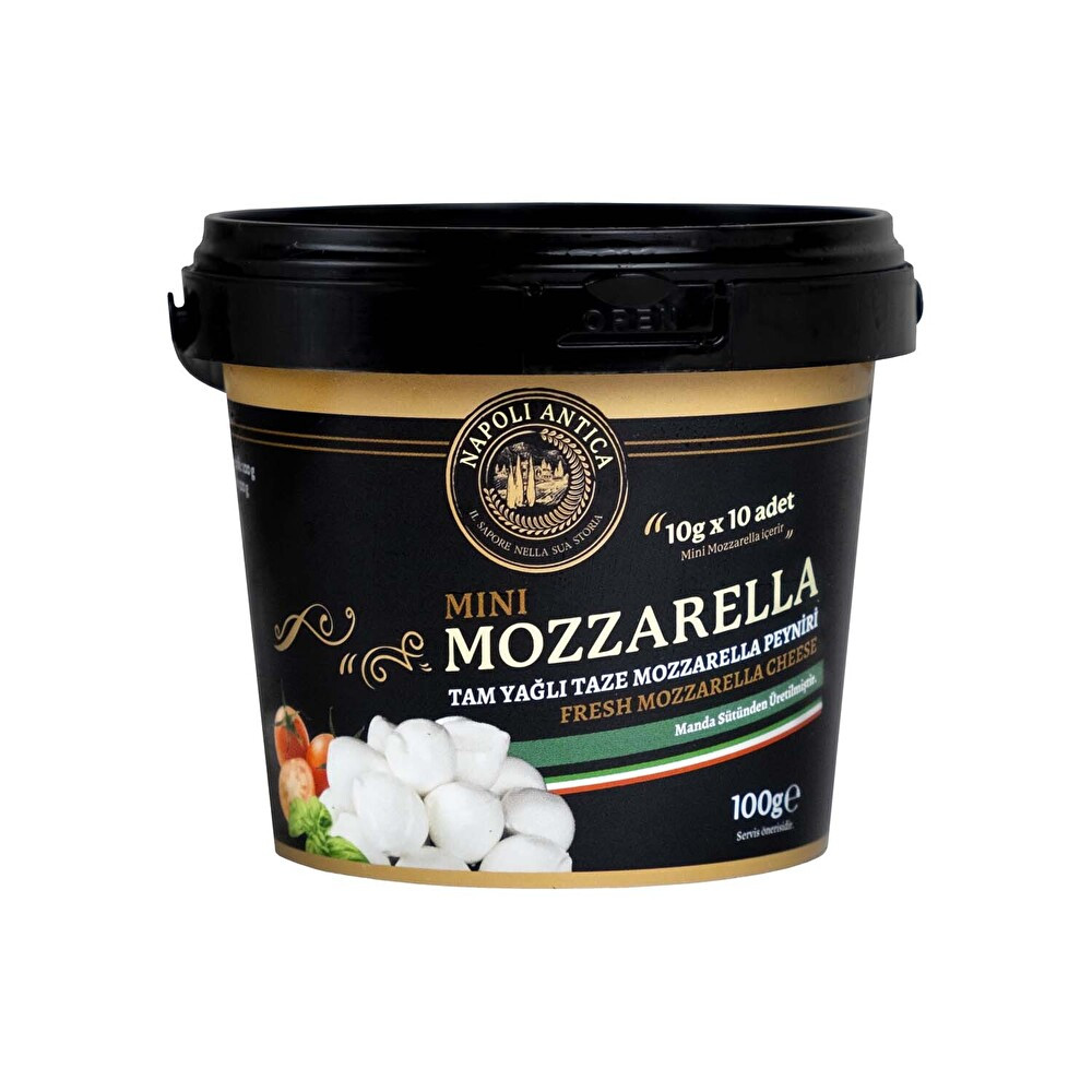Napoli Antica Tam Yağlı Taze Mozzarella Peyniri Manda Sütlü 10 g x 10Adet 100 g Peynir Fiyatı