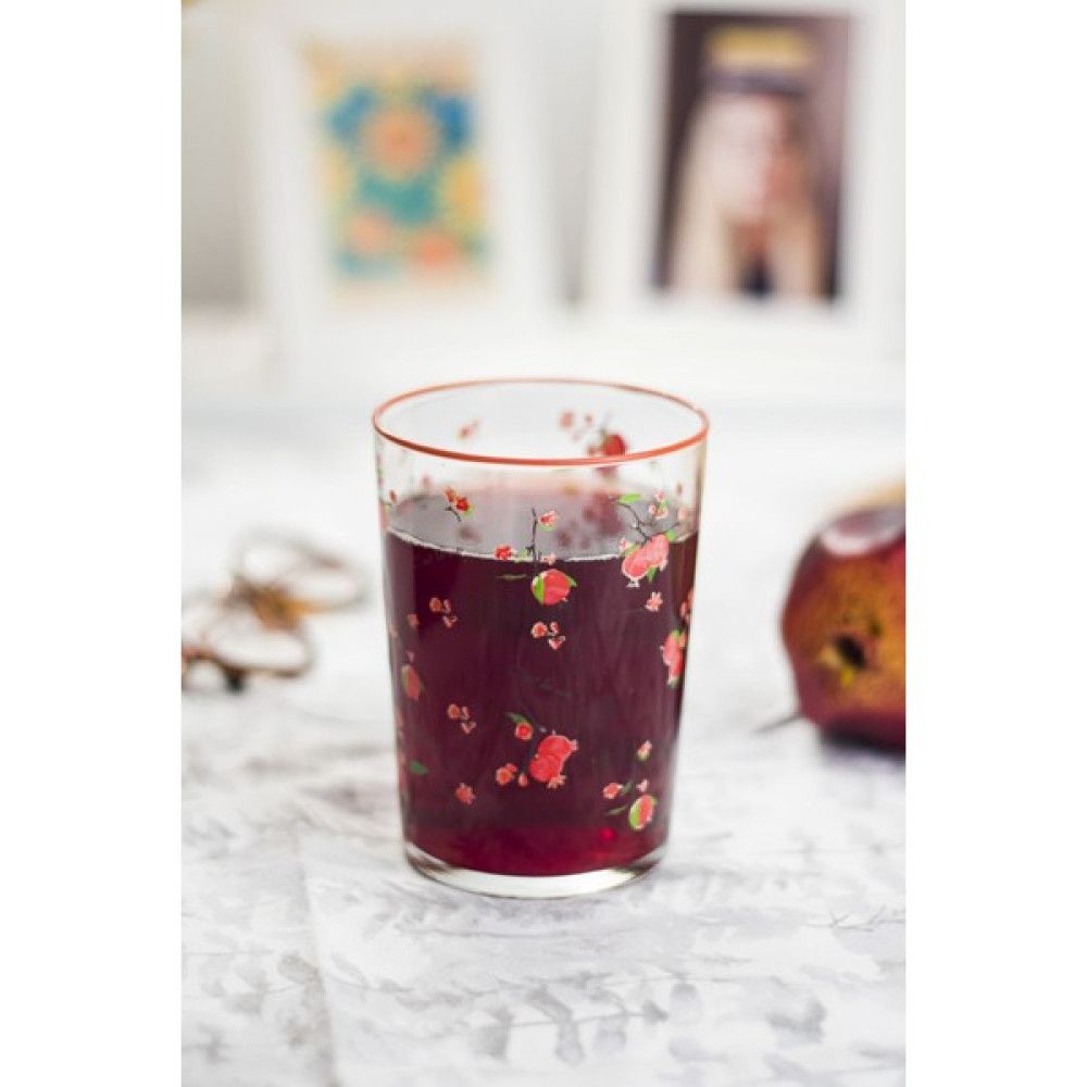 Nar Desenli Su Meşrubat Bardağı 400 ML Fincan / Bardak / Kahve Takımı Fiyatı