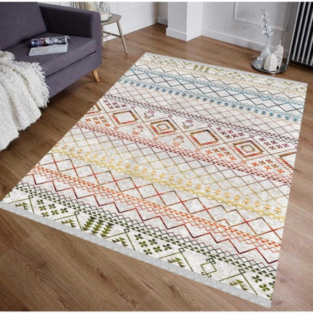 Nar Store Home Decoser Halı Nova 4089 Renkli Kilim Iskandinav Kilim - 120 x 180 cm Kilim Fiyatı