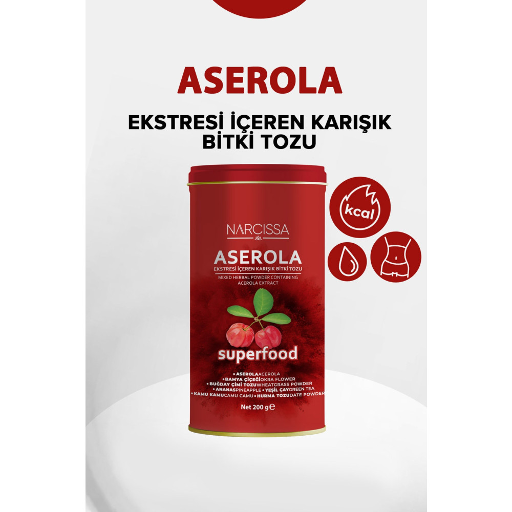 Narcissa Aserola Ekstresi içeren Karışık Bitki Tozu Çay Fiyatı