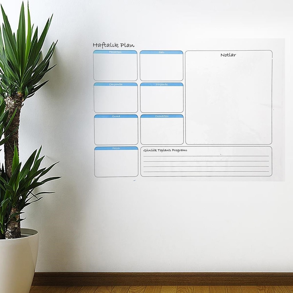 Nargo Haftalık Planlayıcı Manyetik Duvar Stickerı Takvim 70 cm x 56 cm SSD / Solid State Drive Fiyatı