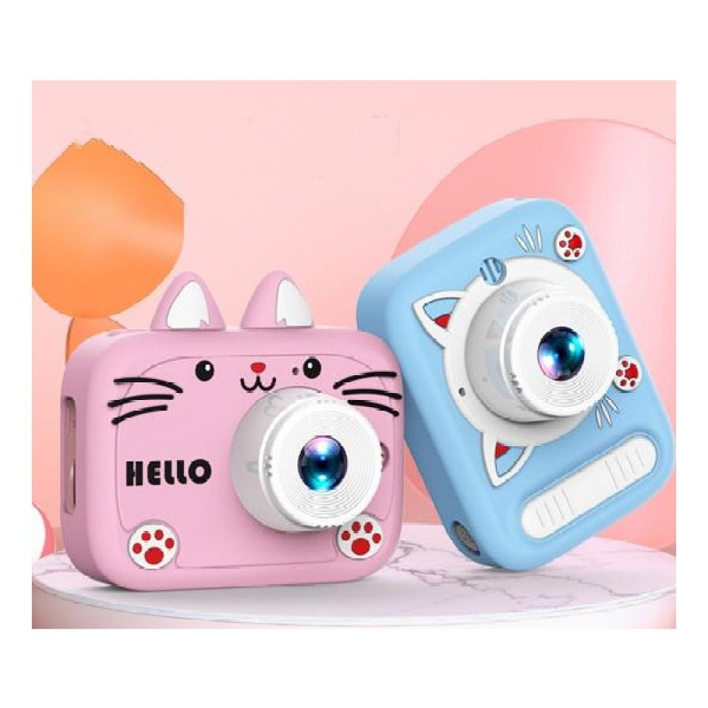 Nargo Mini Çocuk Dijital Fotoğraf Makinesi ve Video Kamera Çift Kameralı Full Hd Koruma Kılıflı - Mavi Dijital Fotoğraf Makineleri Fiyatı