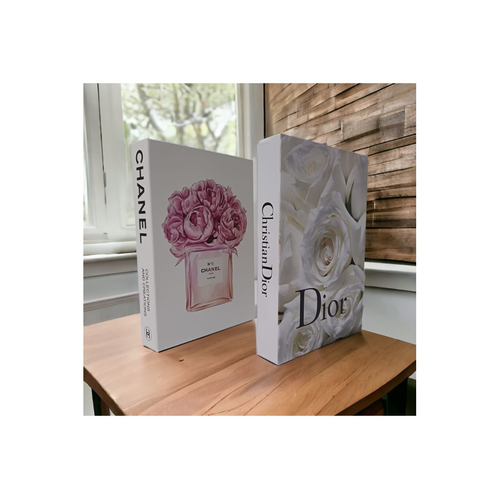 NARİBA Christian Dior & Chanel 2li dekoratif kutu set Kitap Kutu Set Ev & Dekorasyon Aksesuarları Fiyatı