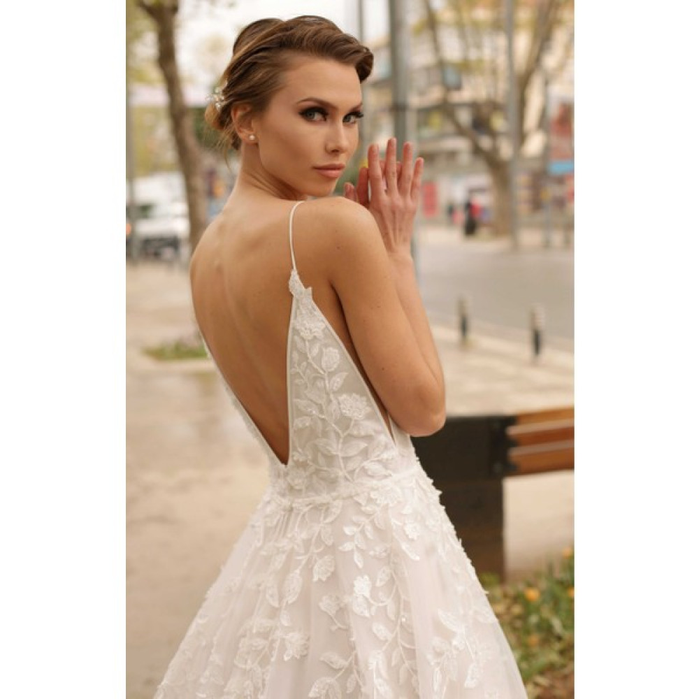 Narin Moda Gelinlik Helen ve Bohem Gelinlik Model 1093 Gelinlik Fiyatı
