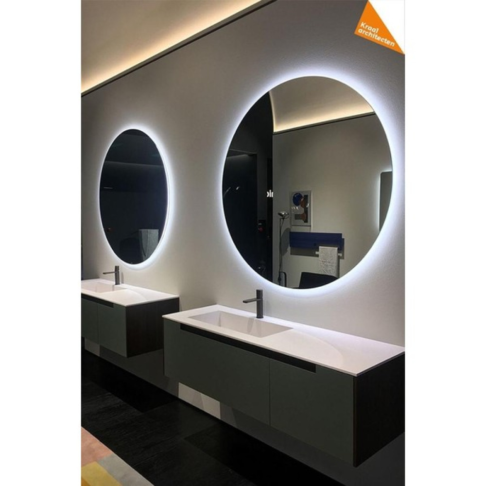 Narkissos Ledli Yuvarlak Banyo Aynası Prizli (70 Cm) Ayna Fiyatı