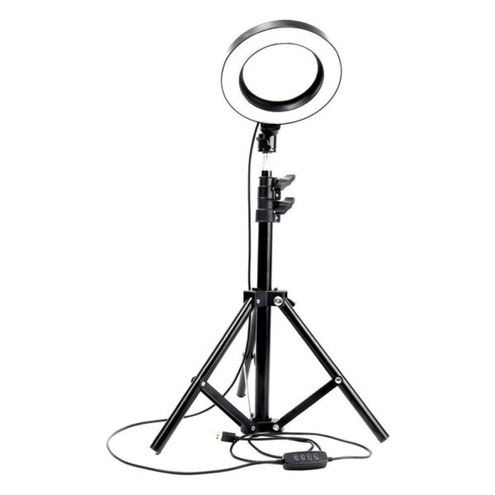 Narmarket 10" Halka LED Tripod 210 cm Kuaför Makyaj Youtube Çekimleri Ring Light Sürekli Işık Video Kamera Aksesuarları Fiyatı