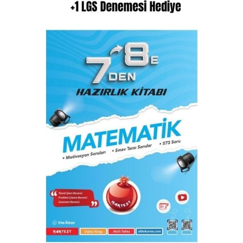 Nartest 7 Den 8 E Matematik Hazırlık Kitabı Matematik Fiyatı