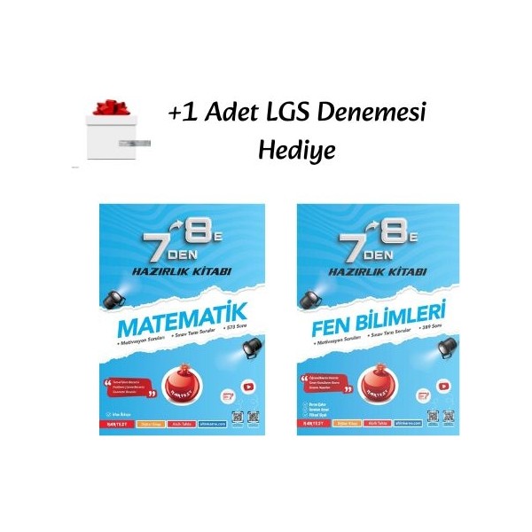 Nartest 7 Den 8 E Matematik ve Fen Bilimleri Kitabı +1 Lgs Denemesi Hediye (2 Kitap) Diğer Fiyatı