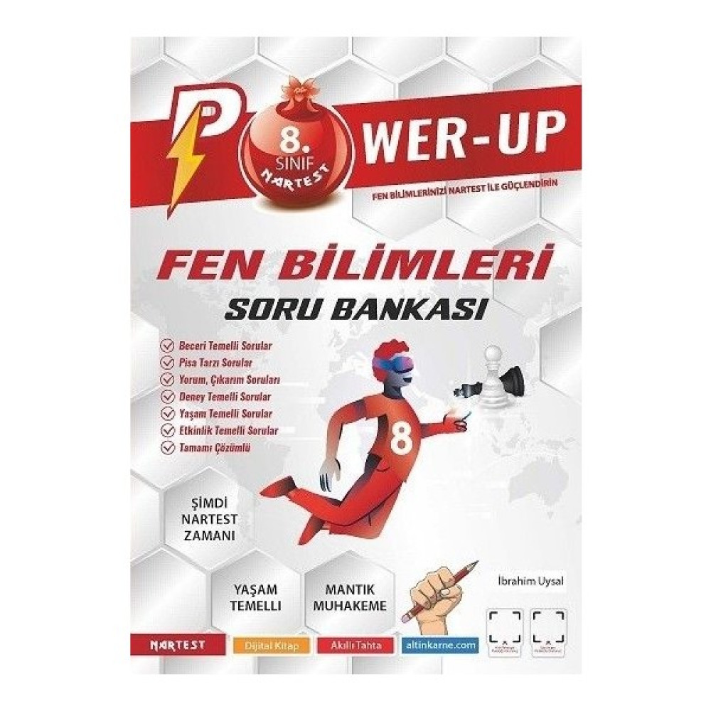 Nartest 8.sınıf Lgs Power-Up Fen Bilimleri Soru Bankası Kaynak Kitapları Fiyatı