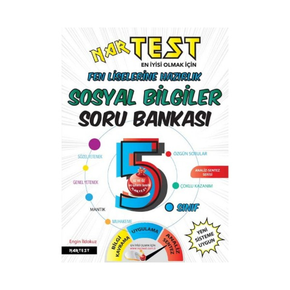 Nartest Yayınevi 5. Sınıf Sosyal Bilgiler Soru Bankası Fen Liselerine Hazırlık Sosyal Bilgiler Fiyatı