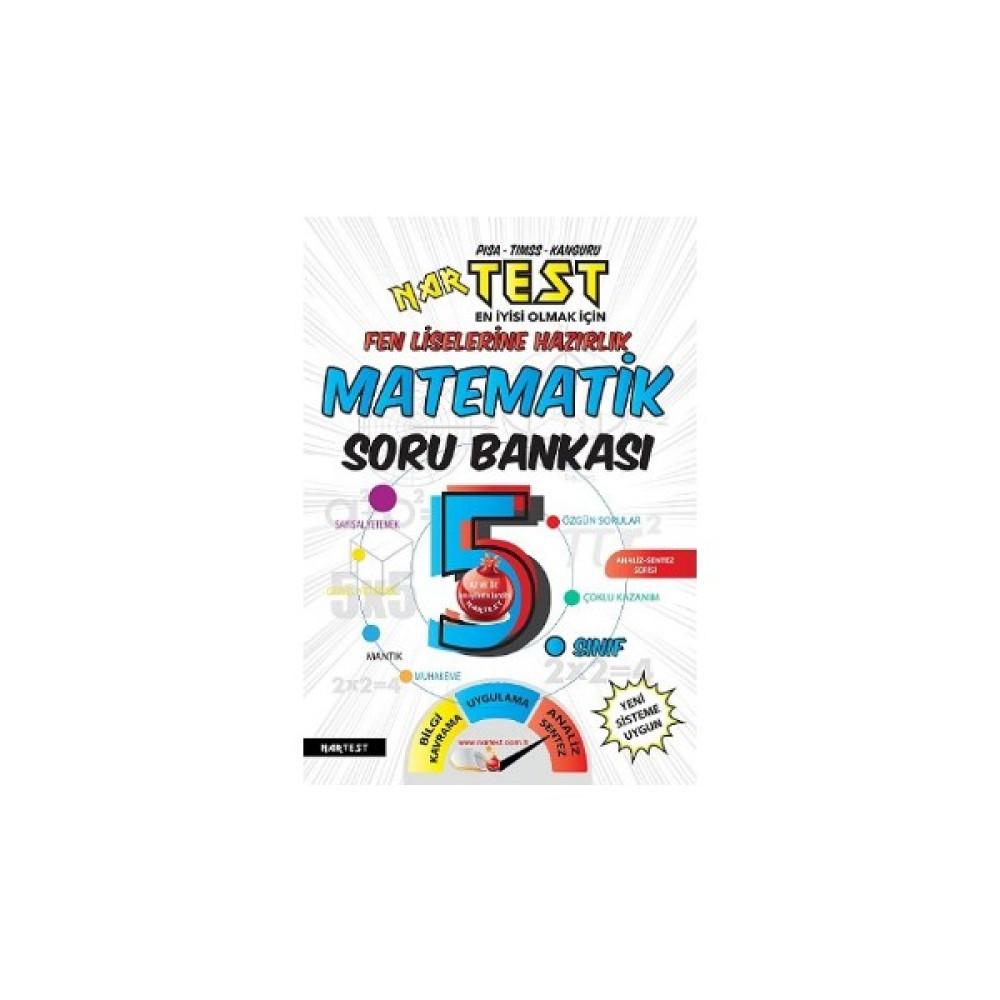 Nartest Yayınevi 5. Sınıf Süper Zeka Matematik Soru Bankası Fen Liselerine Hazırlık Matematik Fiyatı