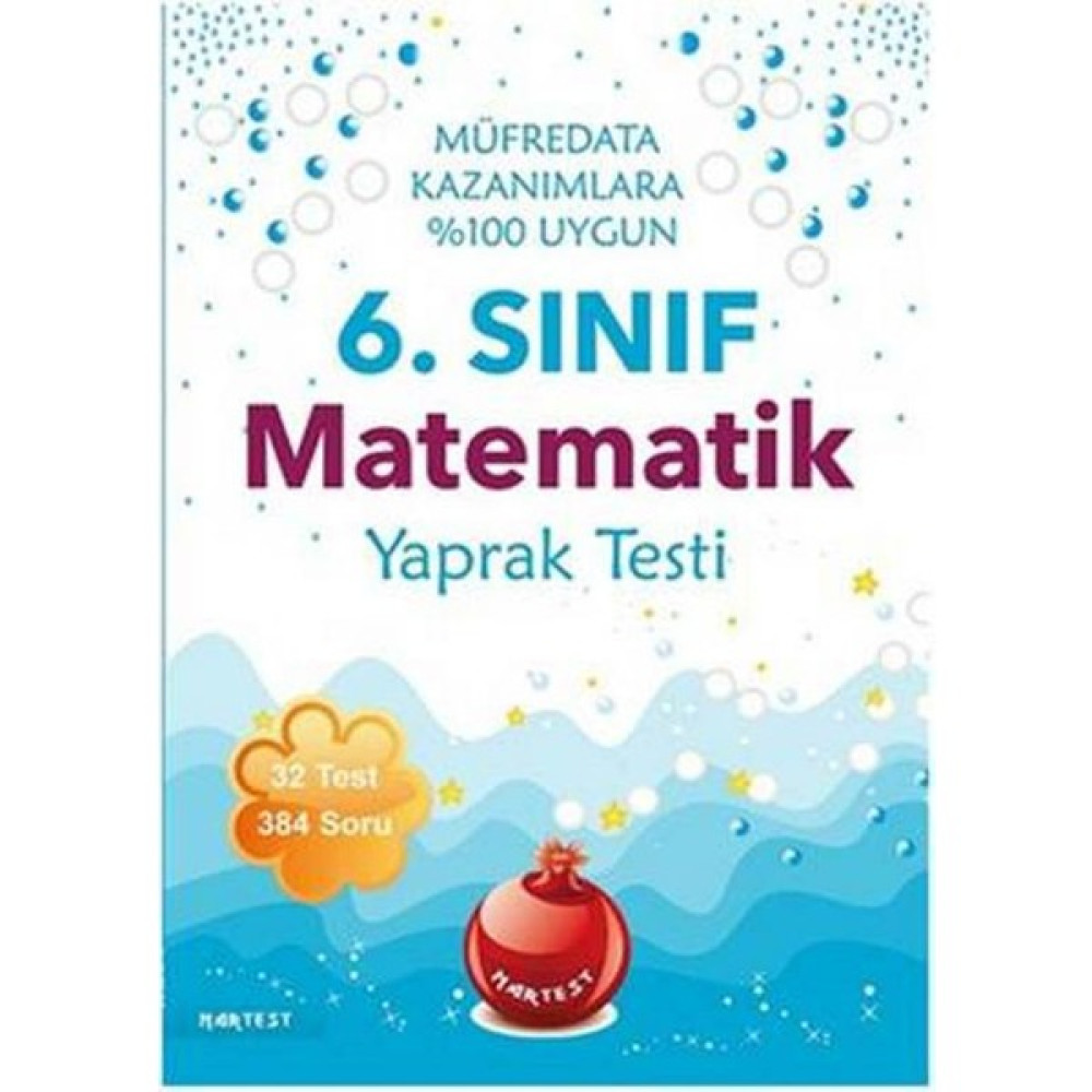 Nartest Yayınevi 6. Sınıf Matematik Yaprak Testi Yeni Müfredat Matematik Fiyatı
