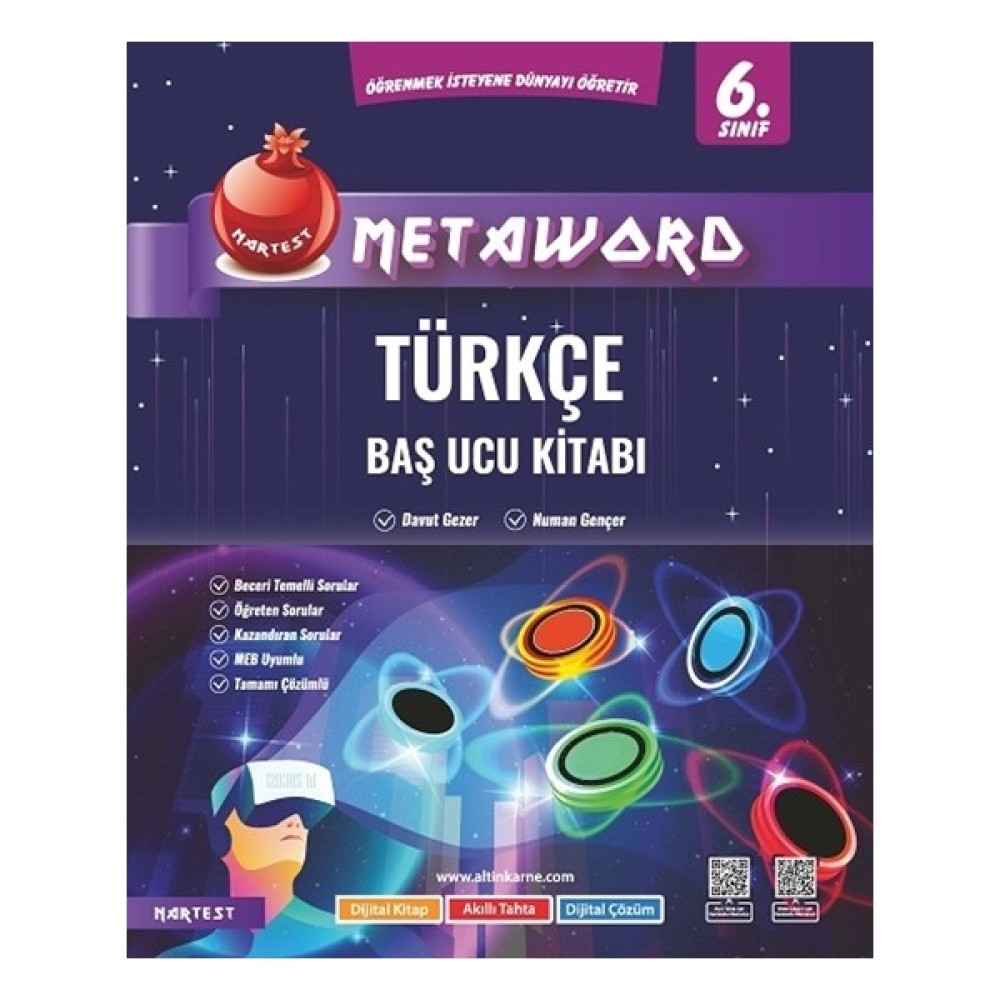 Nartest Yayınevi 6. Sınıf Metaword Türkçe Başucu Kitabı Kaynak Kitapları Fiyatı