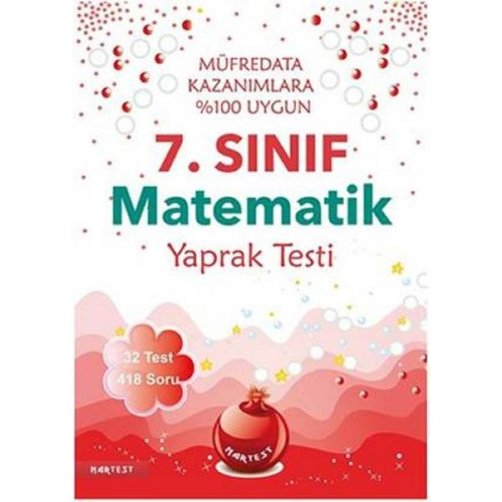 Nartest Yayınevi 7. Sınıf Matematik Yaprak Testi Yeni Müfredat Matematik Fiyatı