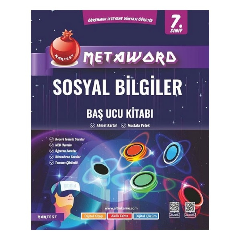 Nartest Yayınevi 7. Sınıf Sosyal Bilgiler Metaword Baş Ucu Kitabı Kaynak Kitapları Fiyatı