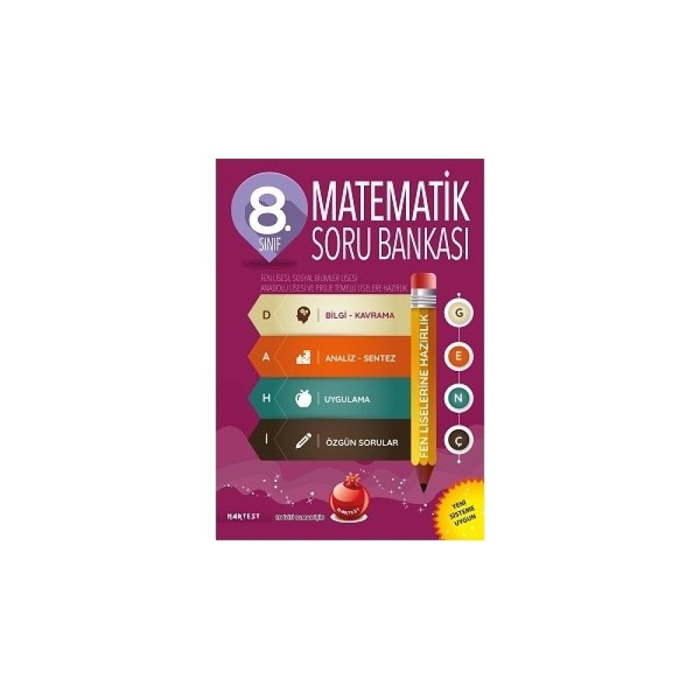 Nartest Yayınevi 8. Sınıf Dahi Genç Matematik Soru Bankası Fen Liselerine Hazırlık Temel Yeterlilik Testi (TYT) Fiyatı