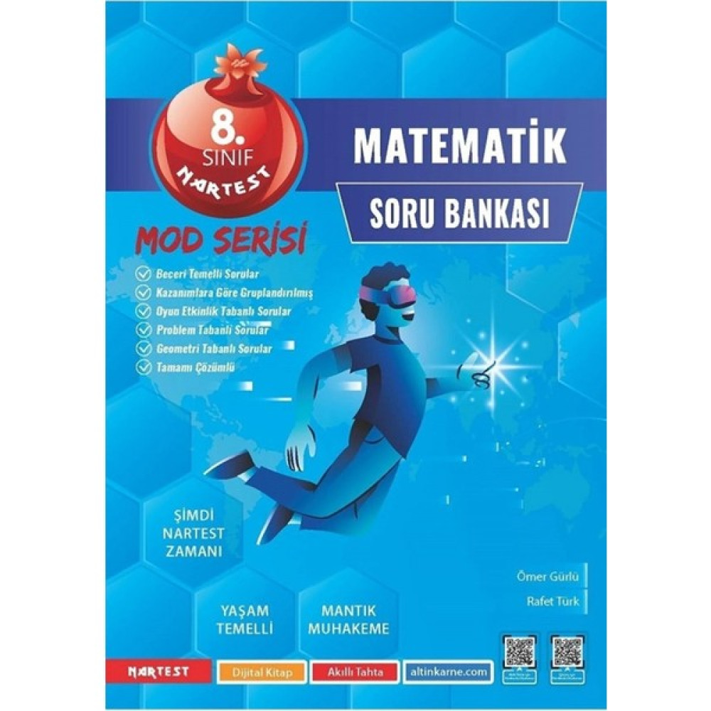 Nartest Yayınevi 8. Sınıf Mod Matematik Soru Bankası Orta-Zor Matematik Fiyatı