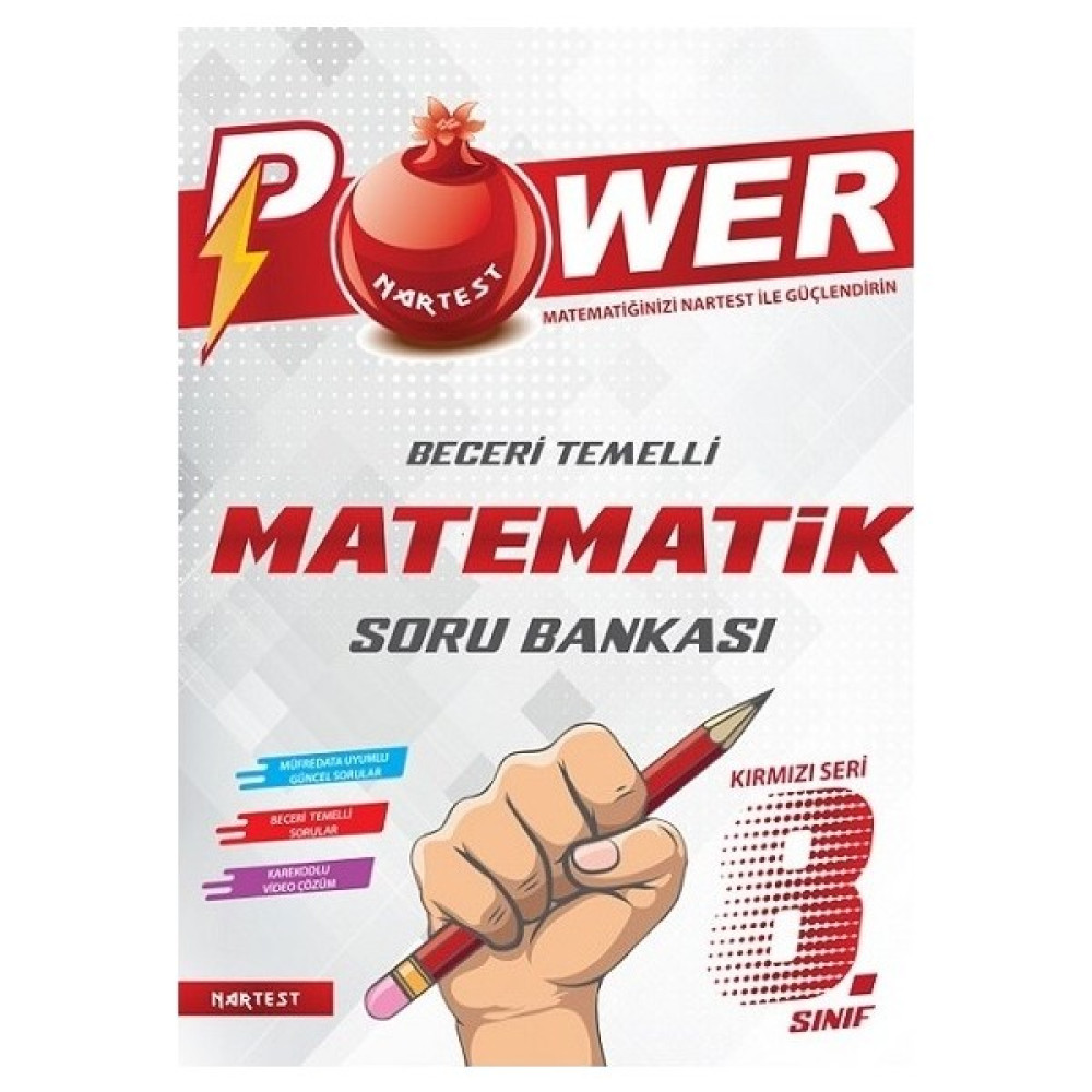 Nartest Yayınevi 8. Sınıf Power Up Matematik Soru Bankası Matematik Fiyatı