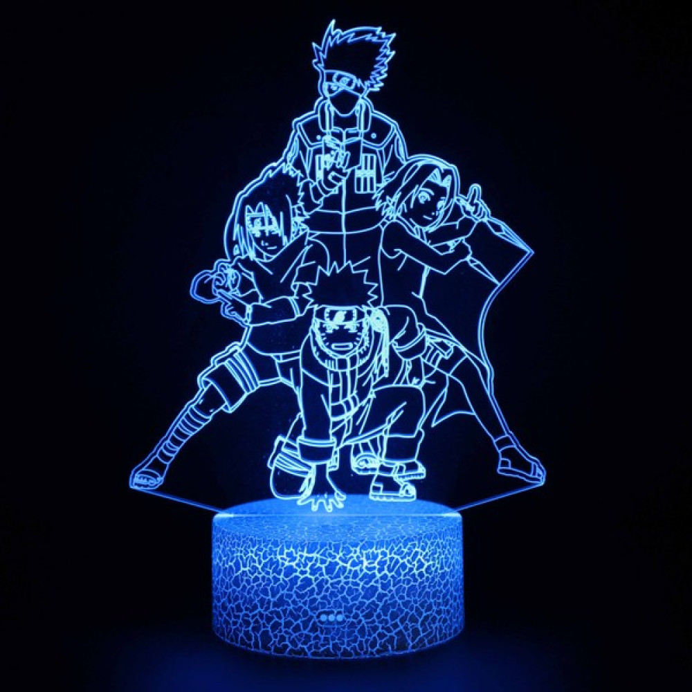Naruto Uchiha Itachi 3D Gece Lambası(Yurt Dışından) - Mavi Gece Lambası Fiyatı