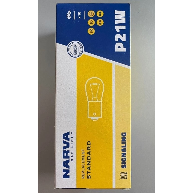 Narva 12V 93 P21W Stop Sinyal Ampulü Tek Duy (10 Adet) Her Araç Modeli İçin Uyumlu Dayanıklı Diğer Fiyatı