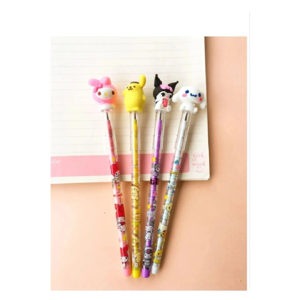 NaSaDAN Kuromi Pompompurin Cinnamoroll Mymelodi Yumurtlayan Kalem 4 Adet Kurşun (Ahşap) Kalem Fiyatı