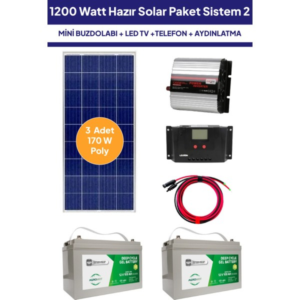NASAENERJİ 1200 Watt Güneş Enerjili Mini Buzdolabı + Tv + Aydınlatma Hazır Solar Paketi 2 - Renkli Dış Mekan & Bahçe Oyuncakları Fiyatı