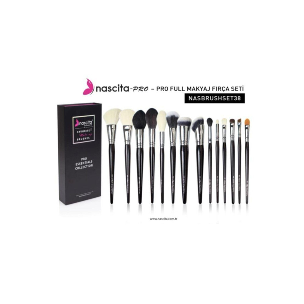 nascita Pro Essentials Collection Makyaj Fırça Seti Full Nasbrushset38 Makyaj Fırça ve Aksesuarları Fiyatı