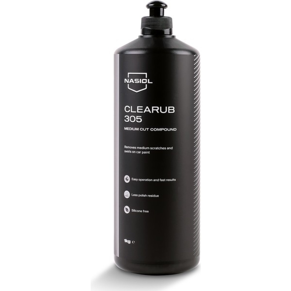 Nasiol CleaRub 305 Araç Orta Çizik Giderici Pasta Cila-1 Kg-Boya Koruma Parlatma Wax, Detailing - 1 kg Oto Çizik Giderici Fiyatı