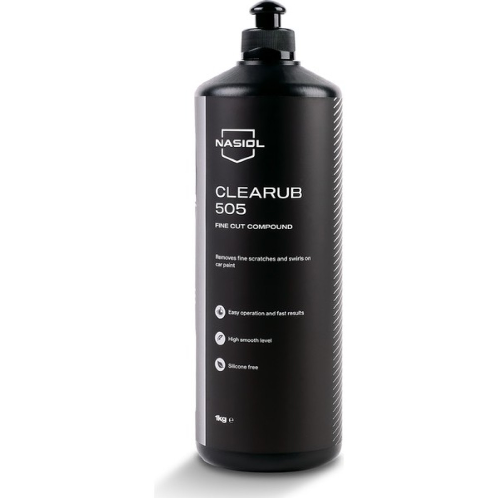 Nasiol CleaRub 505 Araç İnce Çizik Giderici Pasta Cila-1 Kg-Boya Koruma Parlatma Wax, Detailing - 1 kg Oto Çizik Giderici Fiyatı