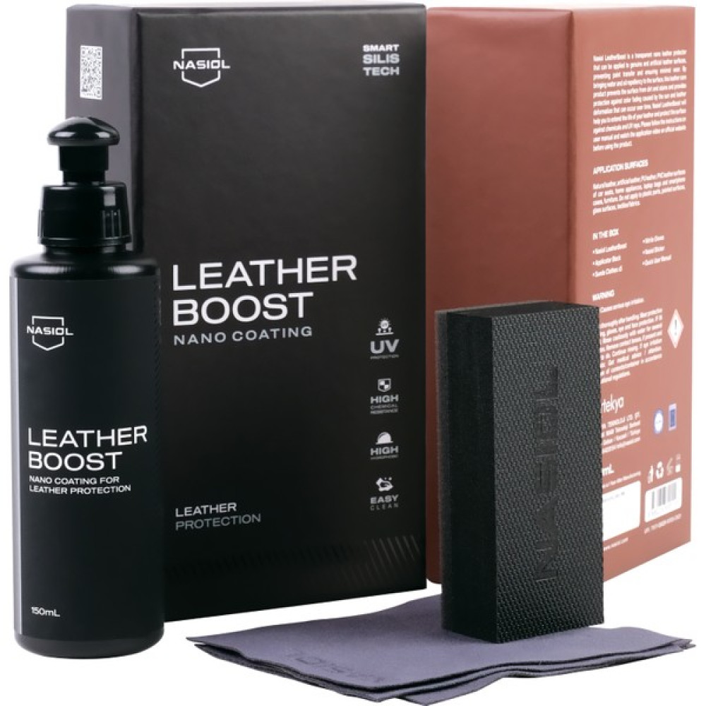 Nasiol LeatherBoost Araç,Ev Deri Yüzeyler İçin Nano Kaplama-150 mL-Deri Bakımı ve Koruma Oto Bakım & Yenileme Ürünleri Fiyatı