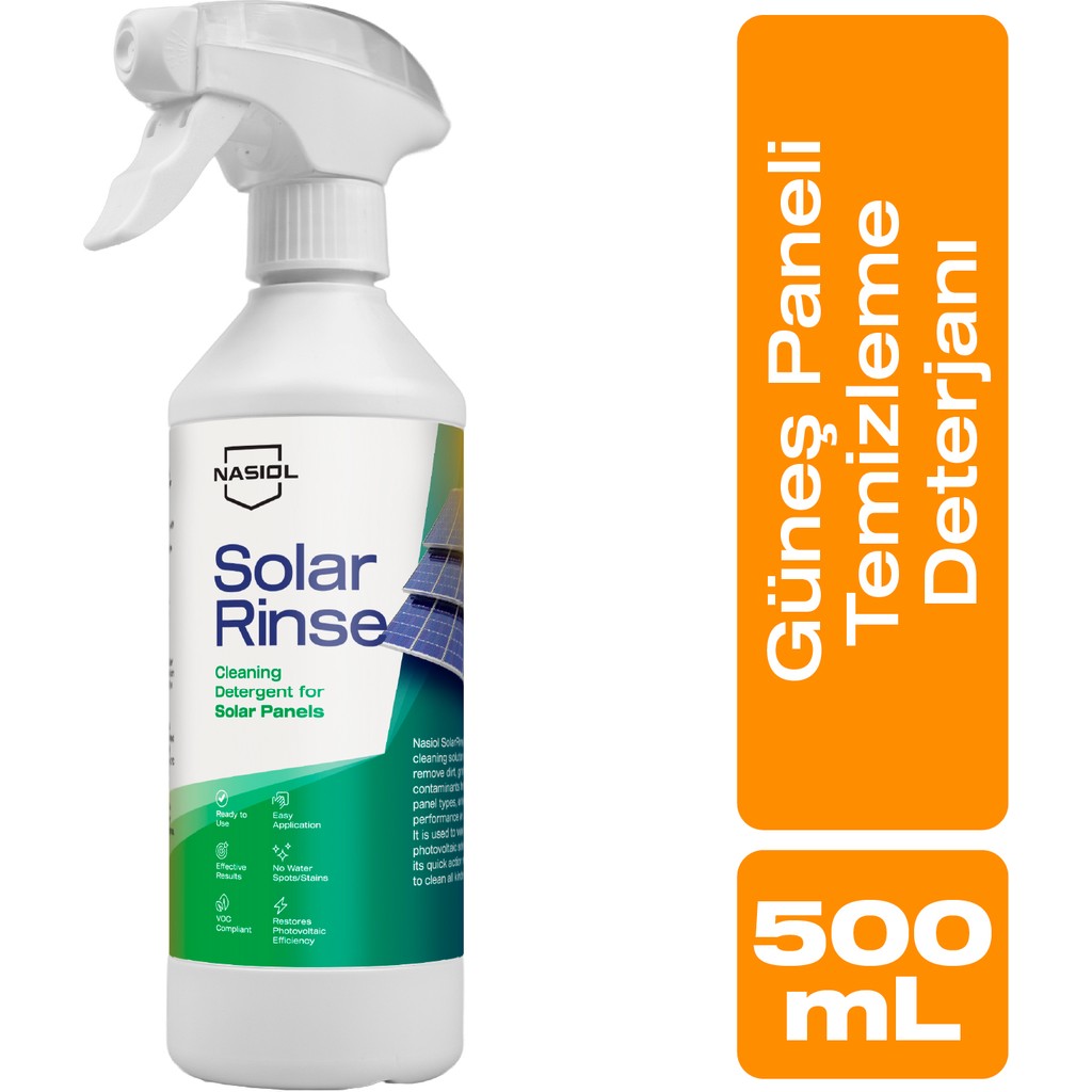 Nasiol Solarrinse Güneş Panelleri Için Temizlik DETERJANI-500ML - 1 Adet Deterjan ve Temizlik Ürünleri Fiyatı