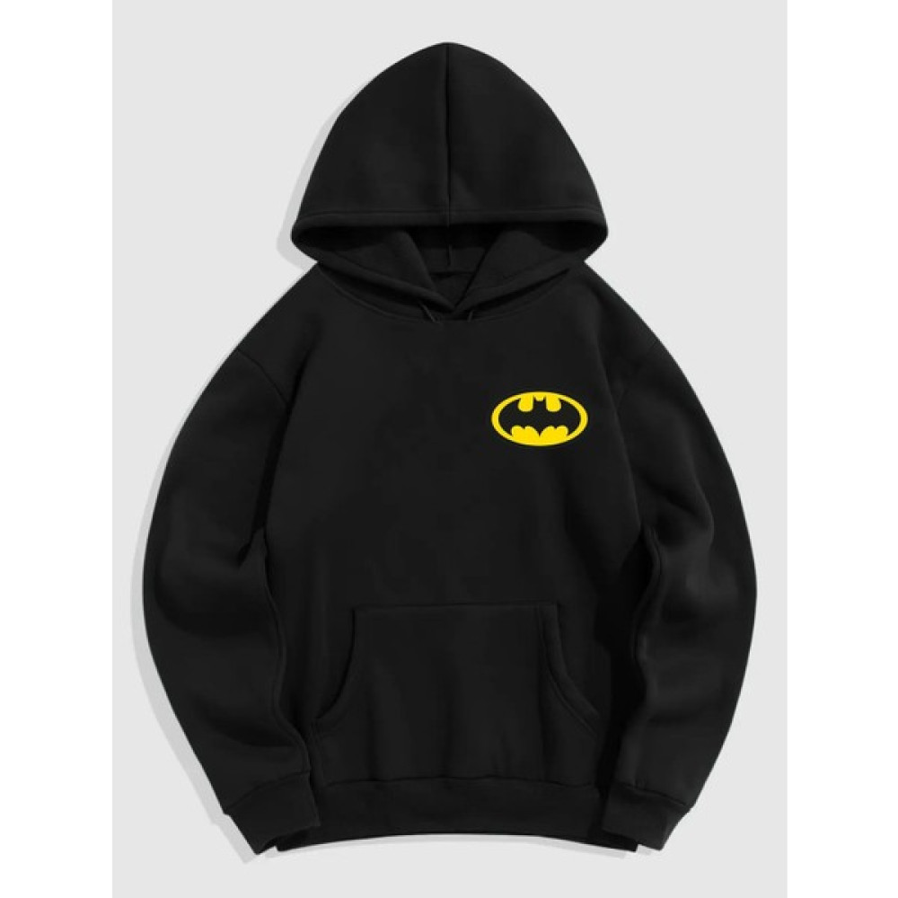 Natch Wear Siyah Ön Batman Baskılı Oversize Sweatshirt Erkek Sweatshirt Fiyatı
