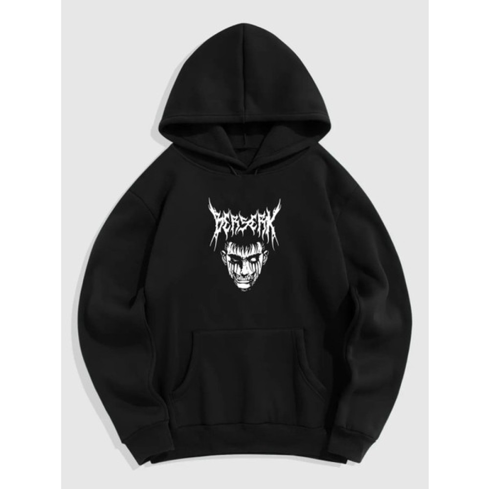 Natch Wear Siyah Ön Berserk Baskılı Oversize Sweatshirt Erkek Sweatshirt Fiyatı