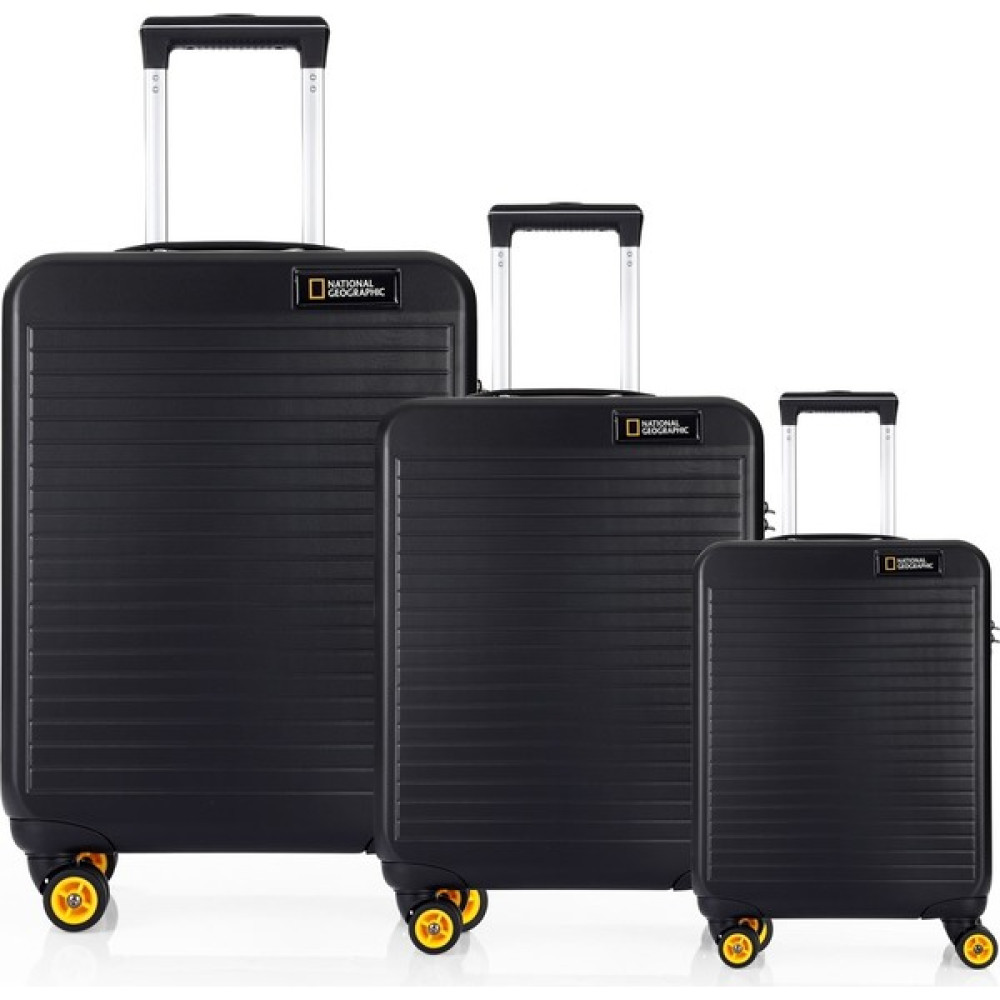 National Geographic Abs 3'lü Valiz Seti Siyah Çanta (Outdoor) Fiyatı