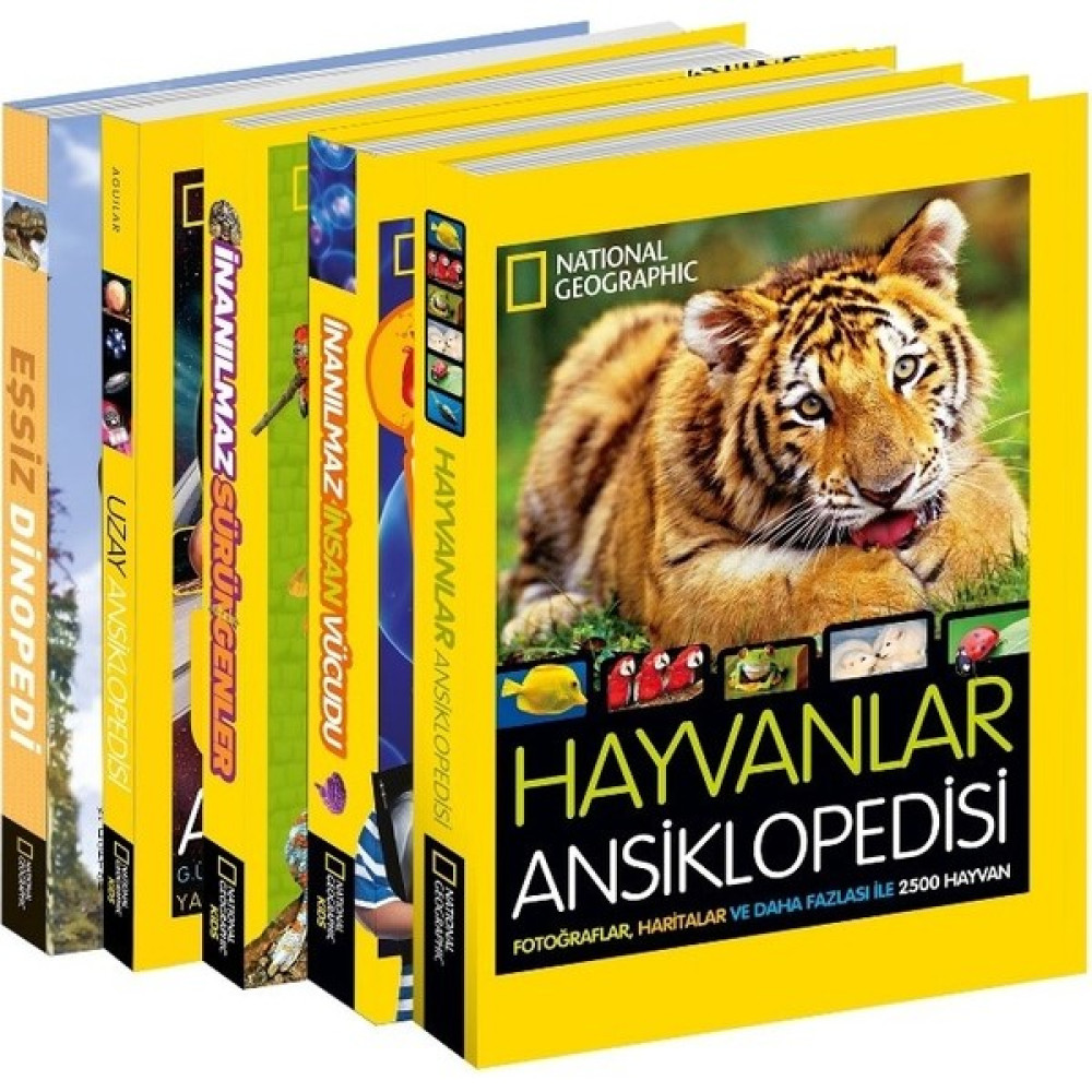 National Geographic Kids Dev Ansiklopedi Seti 5 Kitap Kaynak Kitapları Fiyatı