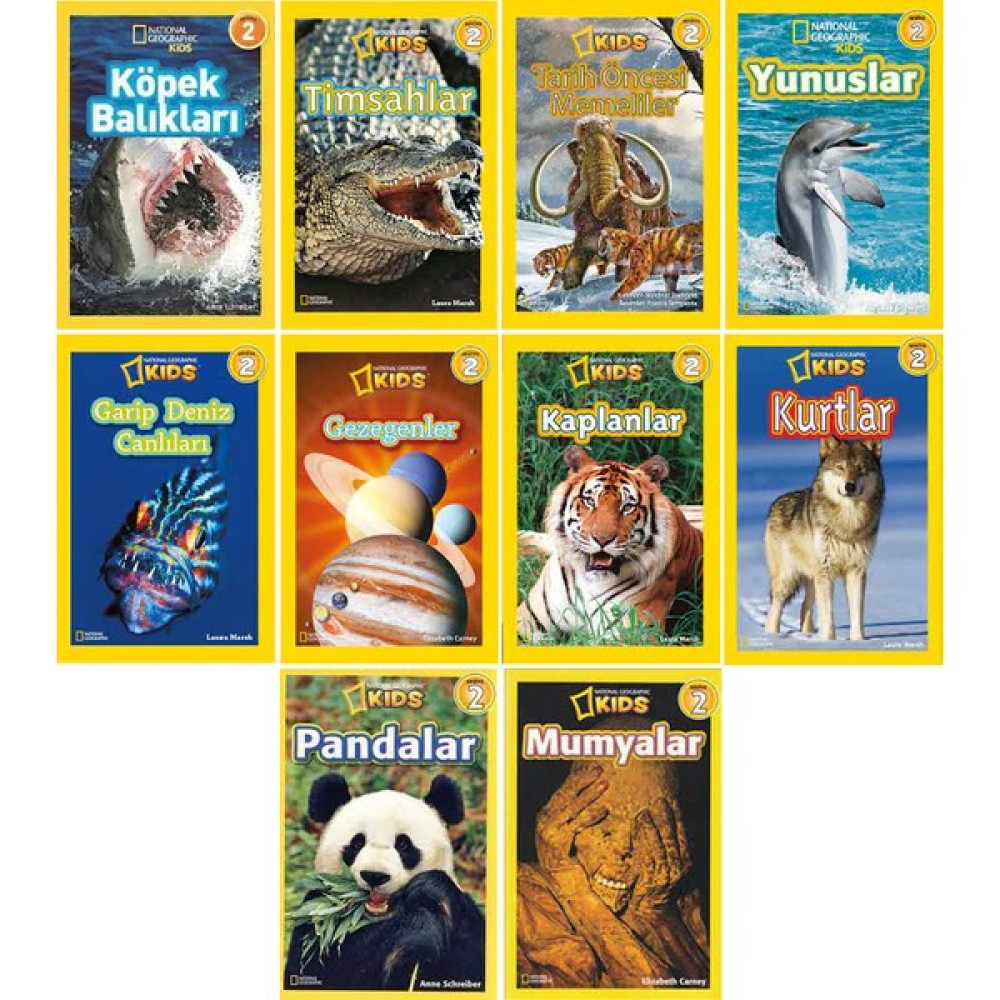 National Geographic Kids Seviye 2 Seti 10 Kitap (Tek Başına Okuyabilen Çocuklar Için) Bilim & Teknik Fiyatı