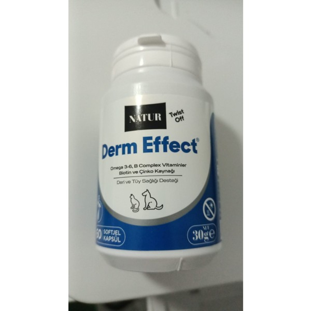 Natur Derm Effect Deri ve Tüy Sağlığı Desteği Kedi ve Köpekler Için 60 Kapsül Oto Boyaları Fiyatı
