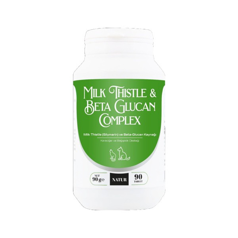 Natur Milk Thistle & Beta-Glucan Complex 90 Tablet Evcil Hayvan Ürünleri Fiyatı