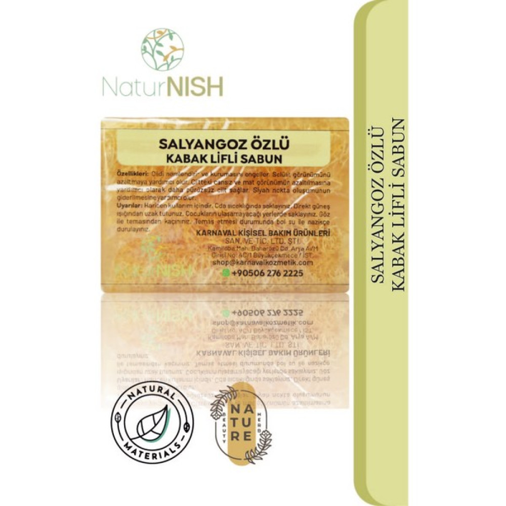 Natur Nish Doğal Kabak Lifli Salyangoz Özlü Sabun Oto Boyaları Fiyatı