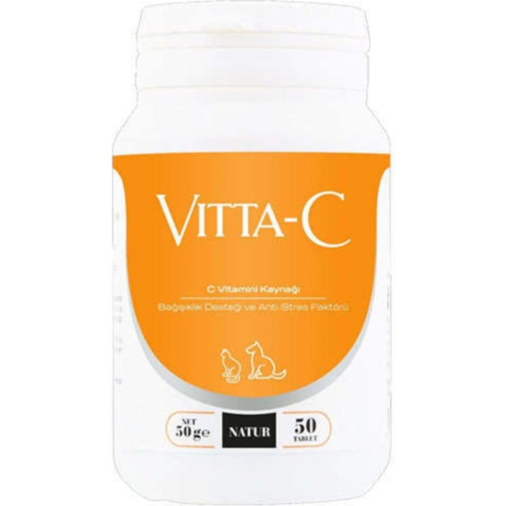 Natur Vital Vitta-C Kedi ve Köpekler Için C Vitamini 50 Tablet Evcil Hayvan Ürünleri Fiyatı