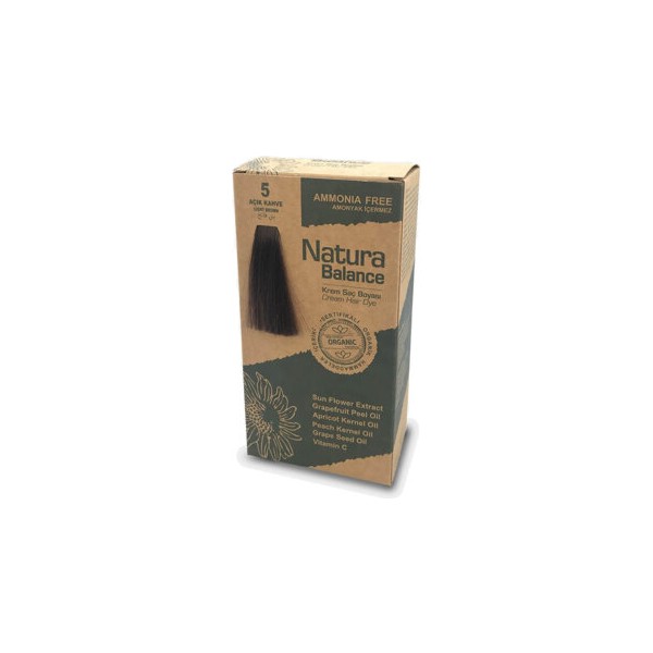 Natura Balance Organıc Saç Boyası 5 Açık Kahve Saç Boyası Fiyatı