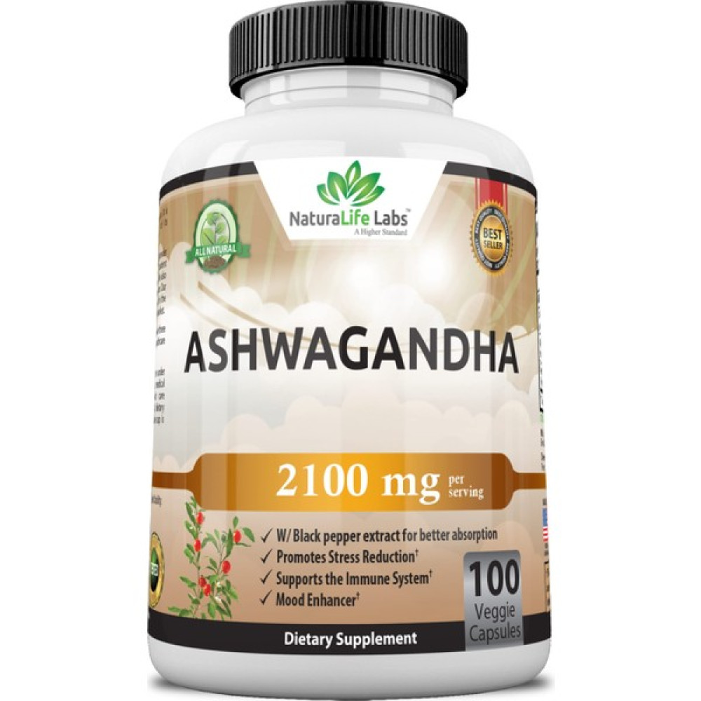 Natura Life Ashwagan*dha 2100 Mg 100 Kapsül -Usa Menşei Amino Asit Fiyatı